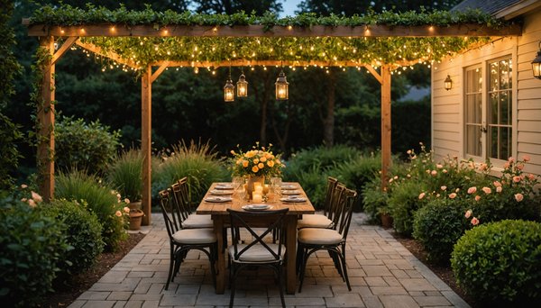 Les idées d'éclairage pour créer une ambiance chaleureuse dans son jardin
