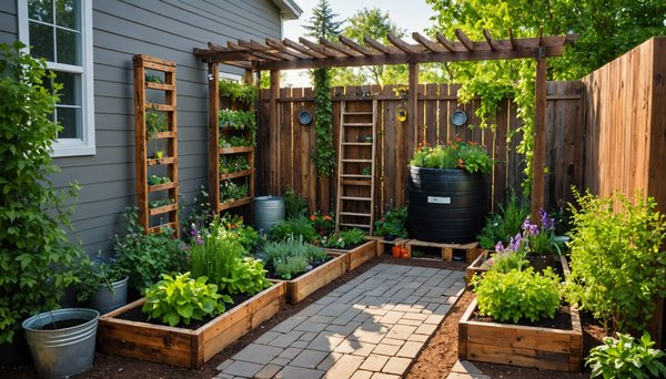Utilisez le Recyclage pour Créer un Jardin Unique et Écologique