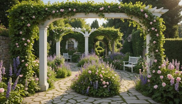 Incorporez des plantes grimpantes à votre jardin